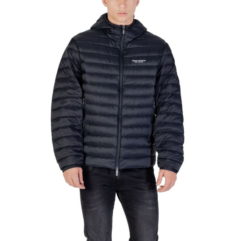 Armani Exchange Blue Polyamide Shell Men's Jacket